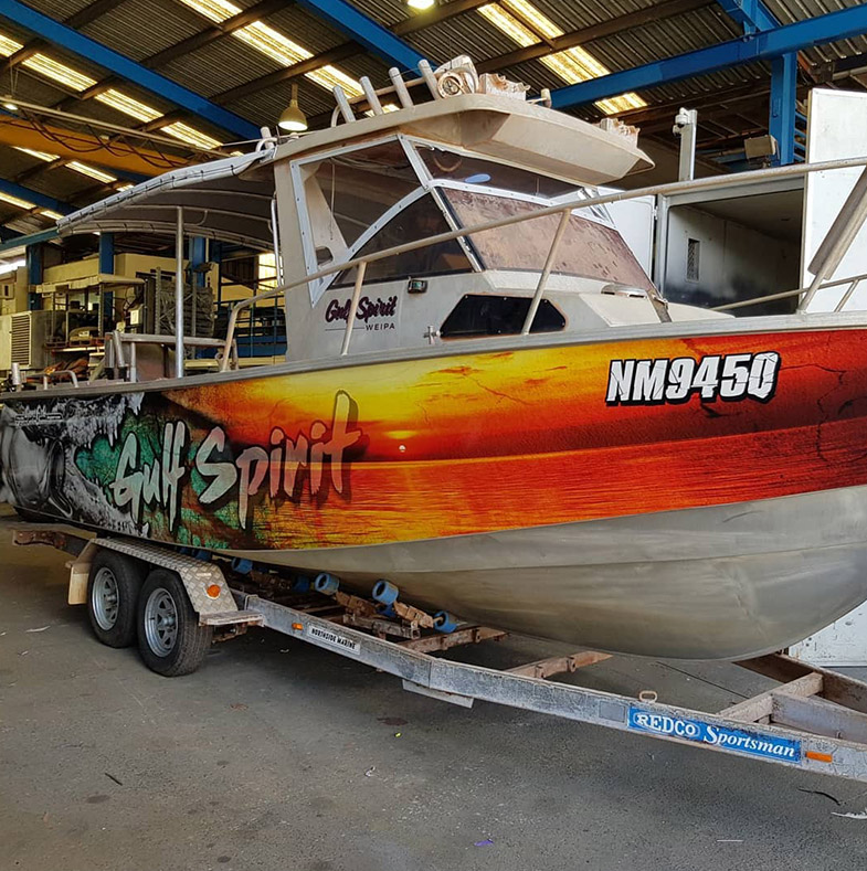 Cairns Boat Wraps, eXwraps, Fish Wreck